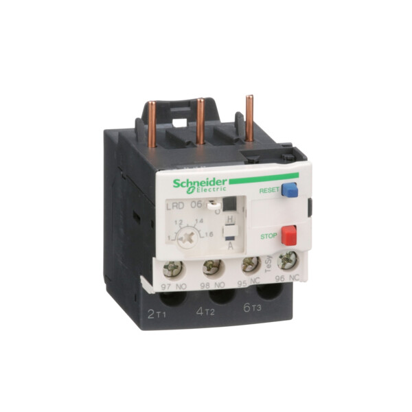 Schneider Electric Relais de Protection Thermique Moteur Tesys 1 à 1,7 A Classe 10A - Schneider Electric - LRD06