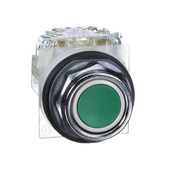 Schneider Electric Bouton poussoir Vert Diam 30 à Impulsion Affleurant 1Of - Schneider Electric - 9001KR1GH13