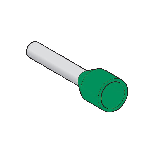 Embout de câblage 0,34mm² Schneider vert format moyen - Schneider Electric - DZ5CE003
