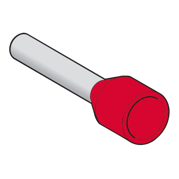 Schneider Electric Embout de câblage Format Moyen 1 Mm² Rouge - Schneider Electric - DZ5CE010