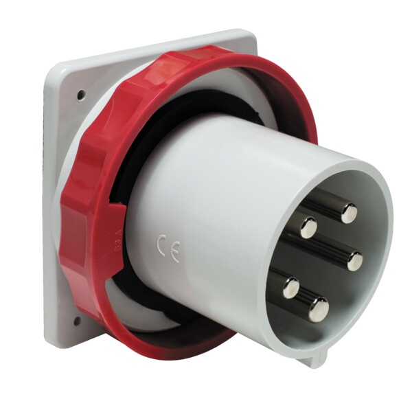 Mureva - socle de connecteur encastré - 125A 3P+N+T - 380-415V - IP67 - 50-60HZ - Schneider Electric - 81895