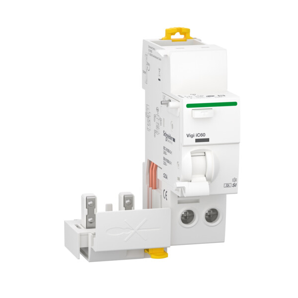 Bloc différentiel Schneider Acti9 Vigi iC60 2 pôles 25A type A-SI 30mA 230V  - Schneider Electric - A9Q31225