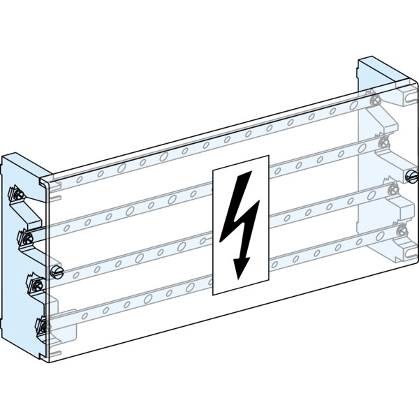 Répartiteur Etagé 160 A Linergy BS Schneider Electric - 4 Pôles - 235 x 470 x 115 mm - Schneider Electric - LVS04052