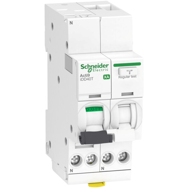 Acti9 idd40t xa - disjoncteur différentiel auto - 1p+n c 16a 4500a/6ka 30ma a si - Schneider Electric - A9DQ2616