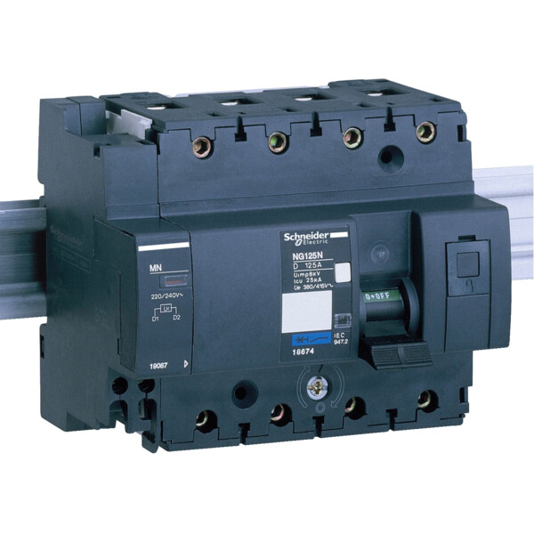 Schneider Electric Disjoncteur Modulaire Multi 9 Ng125N 4 Pôles 125 A Courbe D - Schneider Electric - 18674