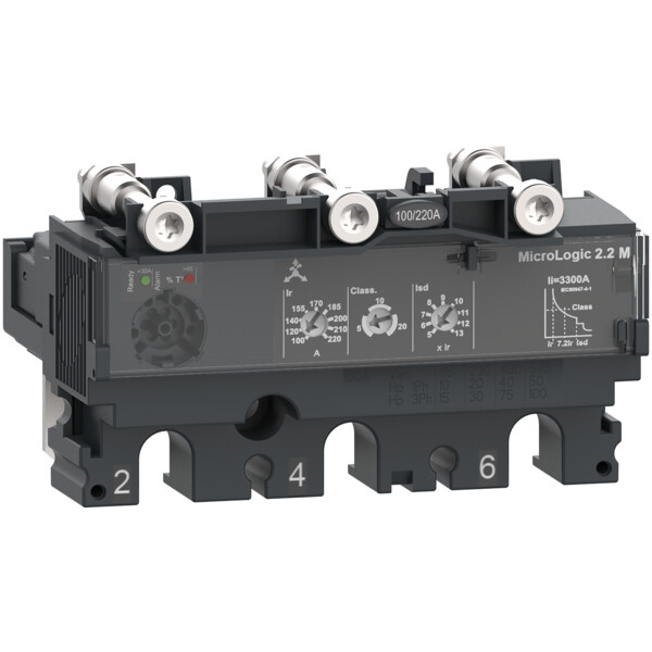 Compact nsx - déclencheur micrologic 2.2m 25a - 3p3d pour nsx100-250 - Schneider Electric - C1032M025