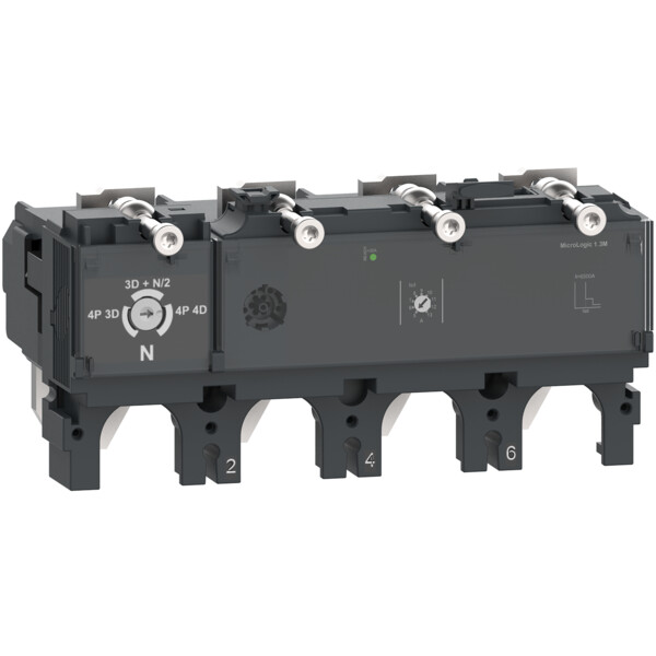 Compact nsx - déclencheur micrologic 2.3 630a - 4p4d pour nsx630 - Schneider Electric - C6342D630