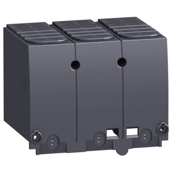 Cache-Bornes Long pour Disjoncteur ou Socle 3P ComPacT NSX Schneider – pour NSX 100 à 250 - Schneider Electric - LV429517