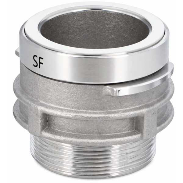 Raccord symétrique aluminium mâle sans oreilles Série 2413SO DN50 BSP DN2" - Sferaco - 2413SO050