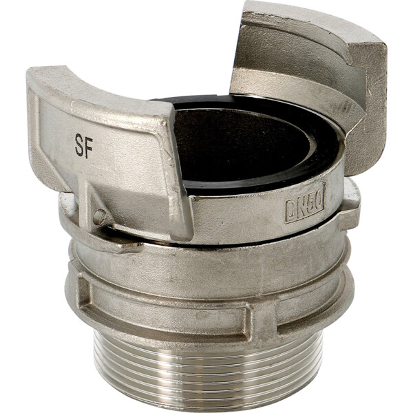 Raccord symétrique inox mâle à verrou Série 2423 DN125 Mâle BSP DN5" - Sferaco - 2423125