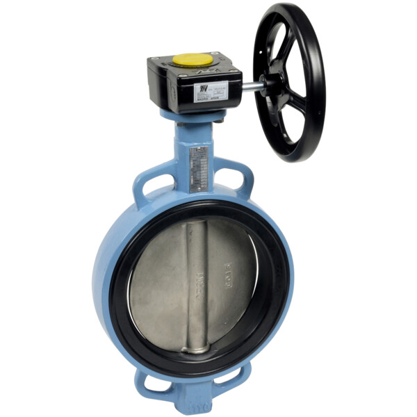 Vanne papillon Wafer TTV 1153FD Papillon inox,EPDM alimentaire DN350 à réducteur - Sferaco - 1153352FD