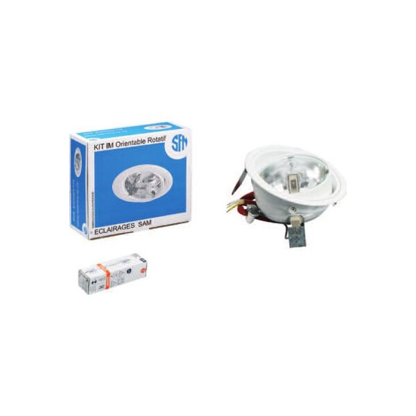 Kit encastrable iodure métallique blanc SAM 70 RO/BE - SFN - 51970402
