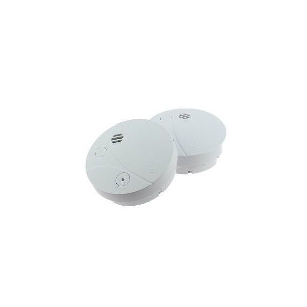 Lot de 2 détecteurs de fumée IRO NF 5 ans - Simto - 381535