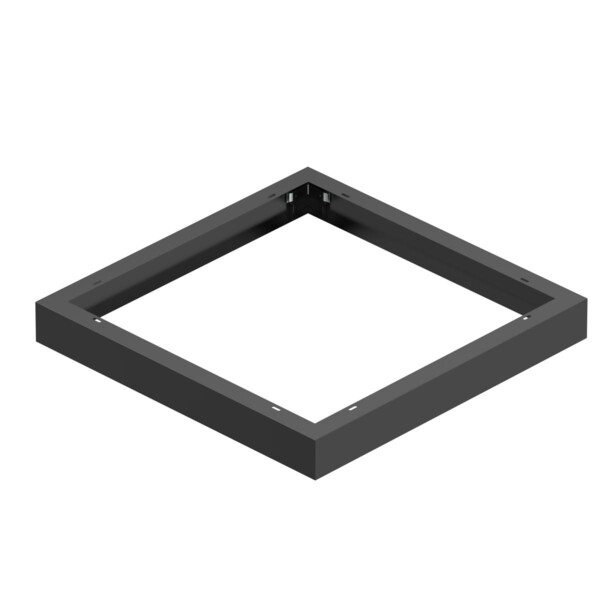 PANEL P/PAVANNO, cadre de montage, carré, 600, noir - SLV - 1011270