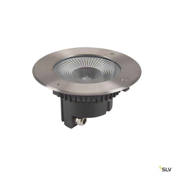 Rocci 200, encastré de sol extérieur, rond, inox, led, 16w, 3000k, ip65/ip67 - SLV - 1006104