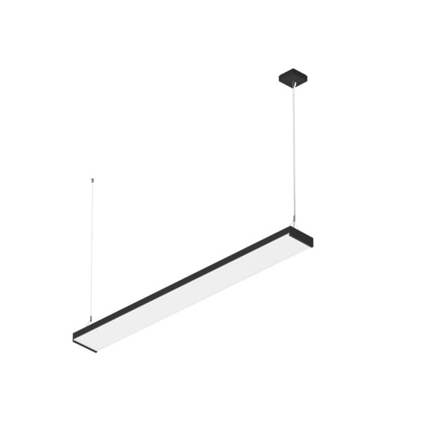 WORKLIGHT P LINE, suspension, intérieur, 1500 65 830/840 WB ML DALI DT8, noir - SLV - 1011578