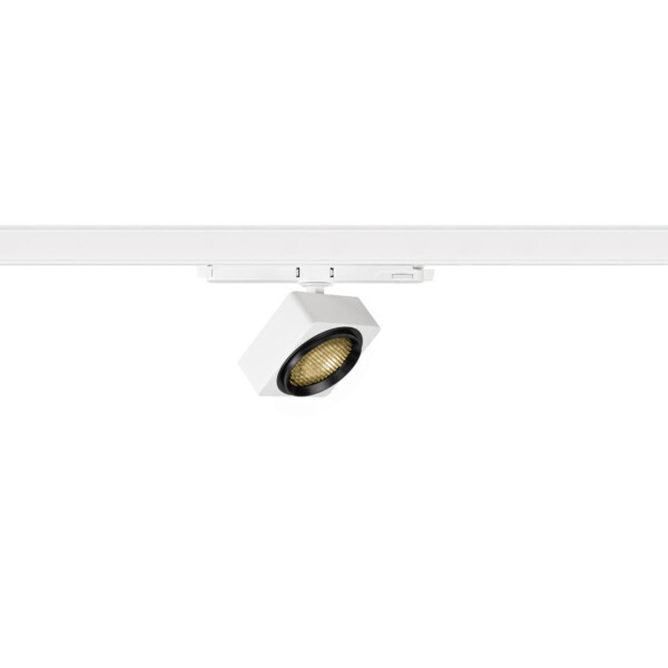 EURO CUBE 2 M, spot rail 3 allumages, carré, blanc/noir, LED, 14W, 3000K, DALI 2 - SLV - 1010844
