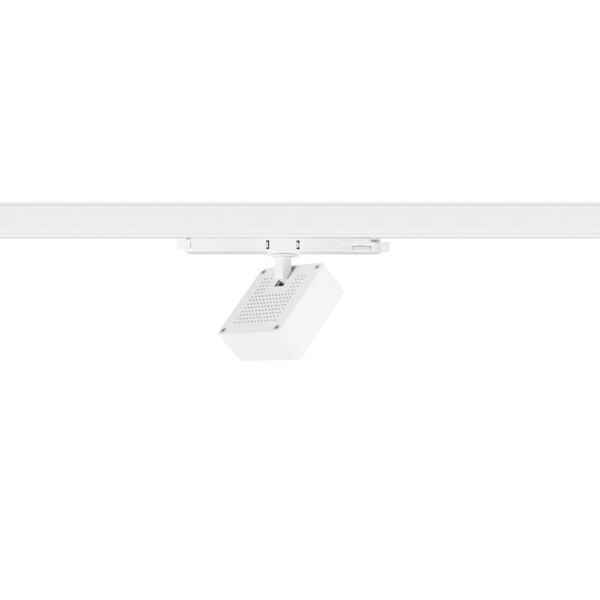 EURO CUBE 2 M, spot rail 3 allumages, carré, blanc/noir, LED, 14W, 4000K, DALI 2 - SLV - 1010845