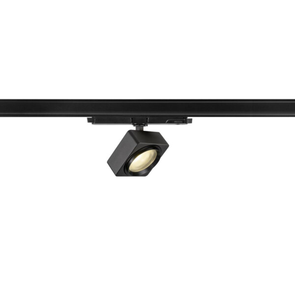 EURO CUBE 2 M, spot rail 3 allumages, carré, noir, LED, 14W, 3000K, DALI 2 - SLV - 1010846