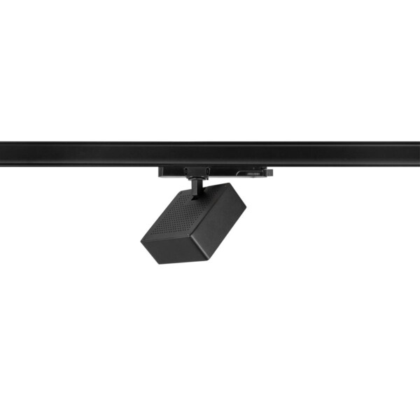 EURO CUBE 2 L, spot rail 3 allumages, carré, noir, LED, 21W, 4000K, PHASE - SLV - 1010851