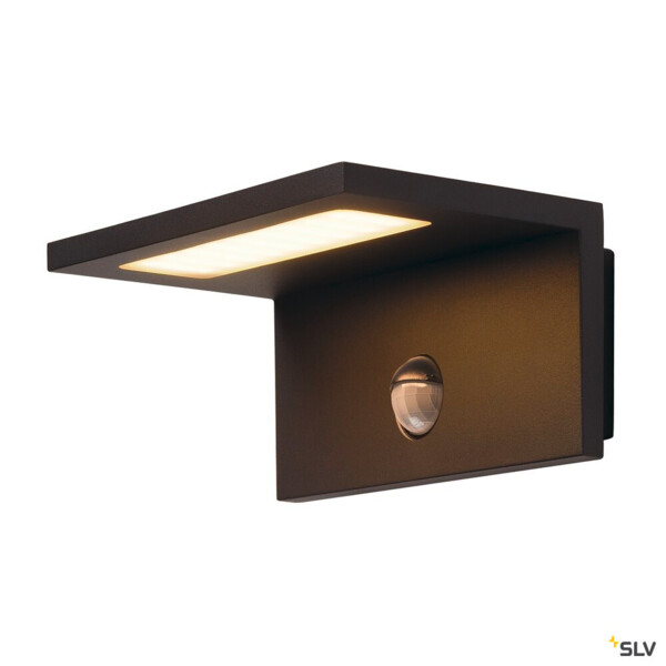 Angolux sensor, applique extérieure, anthracite, led, 9,8w, 3000k, ip44, détecteur de mouvements - SLV - 1001969