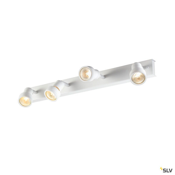 Puri, applique et plafonnier intérieur, quad, blanc mat, gu10/qpar51, 4x 50w max - SLV - 1002030