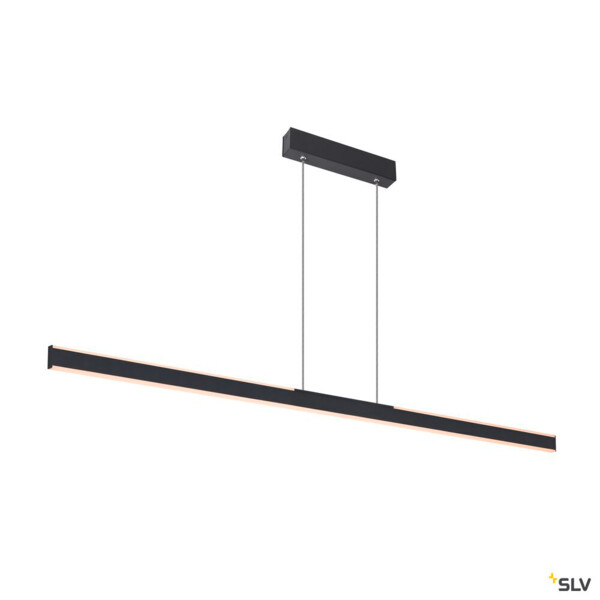 One linear 140, suspension intérieure, up/down, noir, led, 35w, 2700/3000k, variable - SLV - 1006188