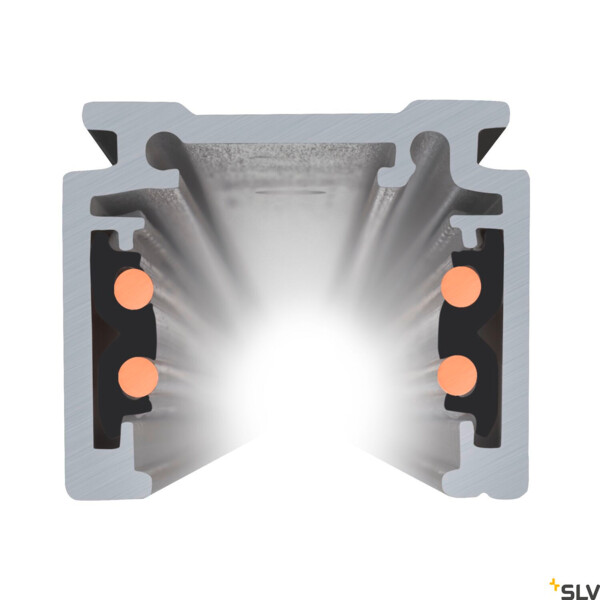 48v track, rail en saillie 4m, noir, dali - SLV - 1006547
