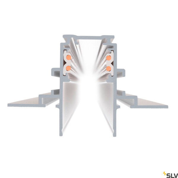 48v track, rail encastré 4m, blanc, dali - SLV - 1006564