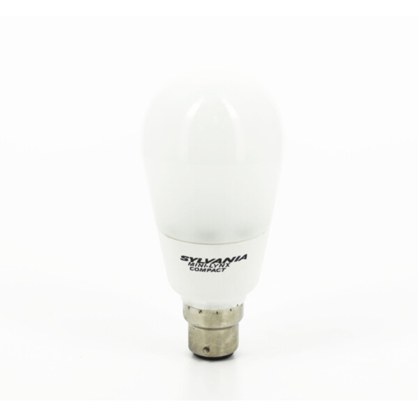 Ampoule fluocompacte B22 Sylvania Mini-lynx18W 827 2700K 940lm - Sylvania - 0031081