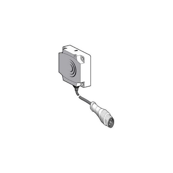 détecteur inductif XS8 plat forme C Sn 25 mm connecteur ½ 20UNF déporté - Telemecanique Sensors - XS8C1A1MAL01U20