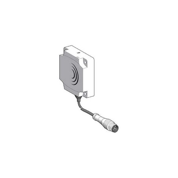 détecteur inductif XS8 plat forme D DIN Sn 60 mm connecteur ½ - Telemecanique Sensors - XS8D1A1MAU20DIN