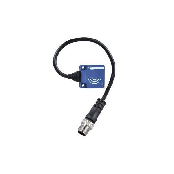 détecteur inductif XS8 plat forme E Sn 15 mm connecteur M12 déporté - Telemecanique Sensors - XS8E1A1PAL01M12