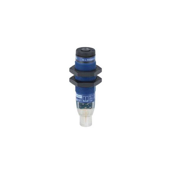 EMETTEUR CYLINDR PLASTIQUE LASER BARRAGE 12 24V DC CONNECT M12 - Telemecanique Sensors - XUBLAKCNM12T