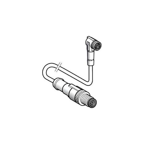 RALLO.IP67-M12<->M8-ANG1M - Telemecanique Sensors - XZCR1510041J1