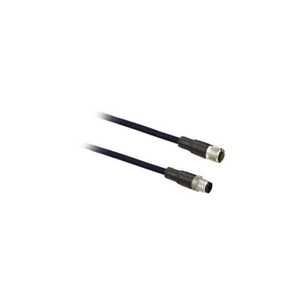 Rallonge Pur Blinde 4 Con Ducteurs, M12 D - Telemecanique Sensors - XZCRB151141C2