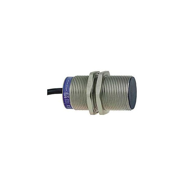 détecteur inductif XS1 cylindrique M30 Sn 10 mm câble 2m - Telemecanique Sensors - XS1M30MA250