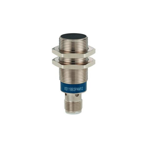 détecteur inductif XS6 cylindrique M18 Sn 8 mm connecteur M12 - Telemecanique Sensors - XS618B1NBM12