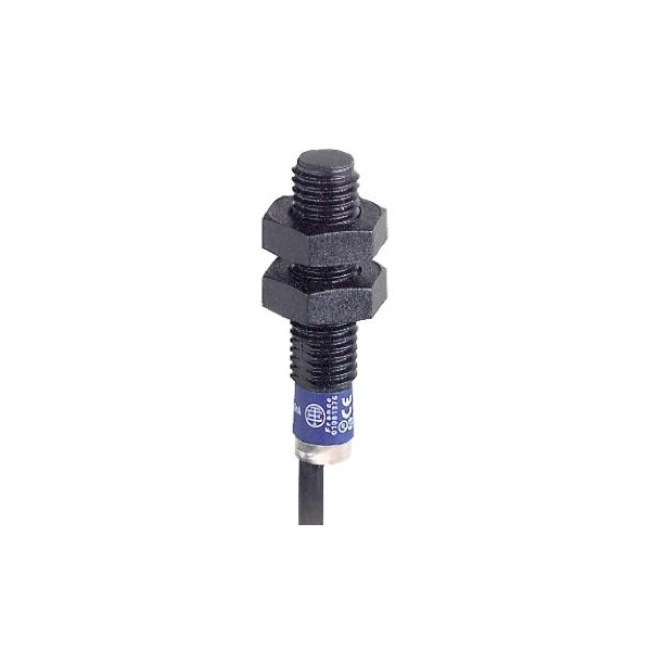 détecteur inductif XS4 cylindrique M8 Sn 2,5 mm câble 2m - Telemecanique Sensors - XS4P08PA340