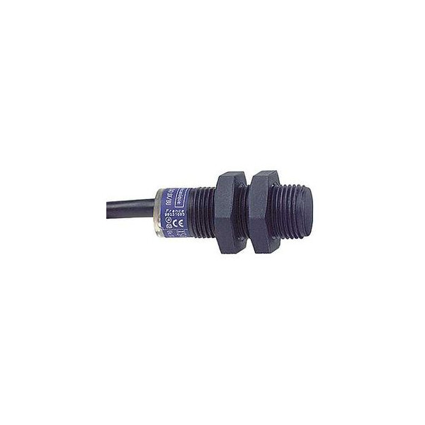 détecteur inductif XS4 cylindrique M12 Sn 4 mm câble 2m - Telemecanique Sensors - XS4P12NA340