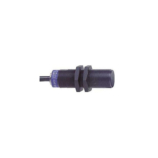 détecteur inductif XS4 cylindrique M18 Sn 8 mm câble 2m - Telemecanique Sensors - XS4P18MB230