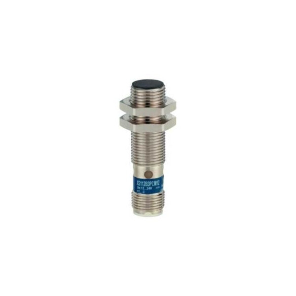 XS détecteur inductif métal - M12 L50mm noyable Sn4mm DC4-PNP NO+NC - M12 - Telemecanique Sensors - XS112B3PCM12