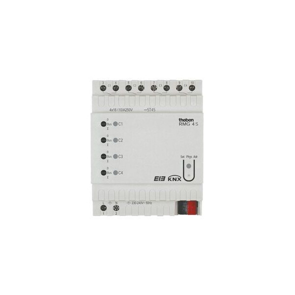 Actionneur commutation charge s 4 c rmg4s knx serie mix - Theben - 4910204