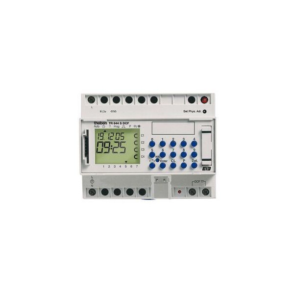 Interrupteur horaire digital annuel 4no+4nf  knx tr 644 s knx dcf - Theben - 6449204