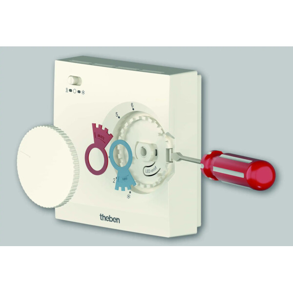 Thermostat électronique Ramses 708 S chauffage refroidissement Theben - Theben - 7080003