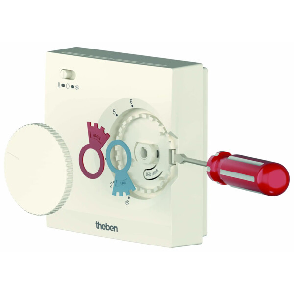 Thermostat électronique Ramses 708 S chauffage refroidissement Theben - Theben - 7080003