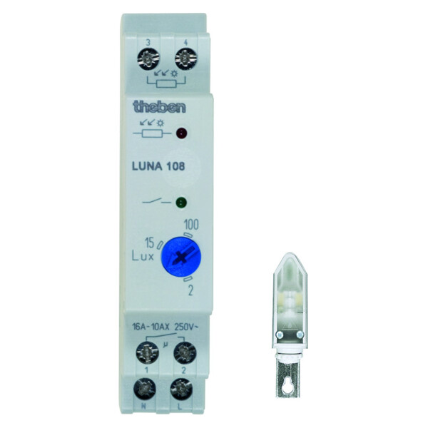 Interrupteur crépusculaire Aanalogique Luna 108 AL - Theben - 1080710