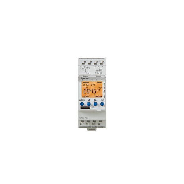 Theben Interrupteur astronomique modulaire 1no+1nf duofix 16 a - Theben - 1700100