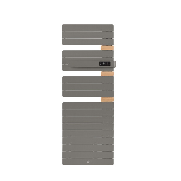 Sèche-serviettes allure 3 mat à droite avec soufflerie 1750w gris roche - Thermor - 483190
