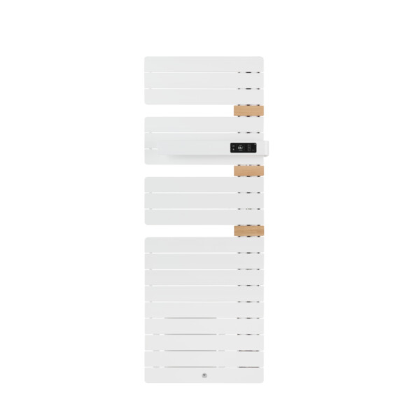 Sèche-serviettes allure 3 mat à gauche avec soufflerie 1500w blanc satin - Thermor - 483242